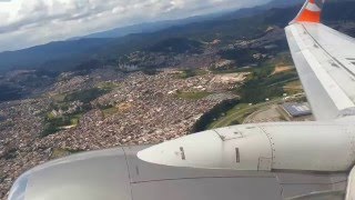 Decolagem Avião da Gol  GuarulhosSP a TeresinaPI  311215 [upl. by Bounds]