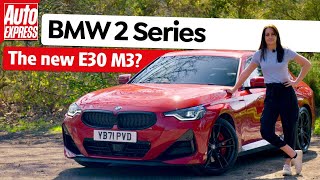 BMW 2 Series Coupe review its the modern E30 M3 [upl. by Akerdna]