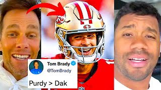 NFL PLAYERS REACT TO SAN FRANCISCO 49ERS BEAT DALLAS COWBOYS  BROCK PURDY  NINERS REACTION [upl. by Anilejna]