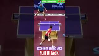 Excellent Zhang Jike Full Attack worldtabletennis pingpong tabletennisplayer tabletennis sports [upl. by Ulises549]