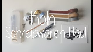 Schreibwaren Haul  Köln [upl. by Enniroc]