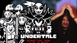 Pokonałem WSZYSTKICH NPC w Undertale GENOCIDE RUN 12  UNDYNE [upl. by Hillier]