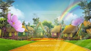 Wizard of Oz Scenic Projections  Broadway Media [upl. by Rahab]