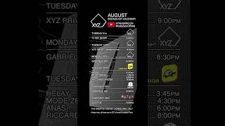 August 2024  Broadcast Calendar XYZCreativeCenter [upl. by Aissatsana]