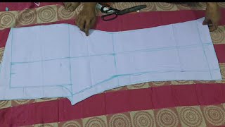 Bell bottom pant ki cutting kren easy and simple 👍💯😱 [upl. by Petit]