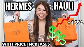 HERMES HAUL  OMG All Prices Have Gone Up [upl. by Crotty285]