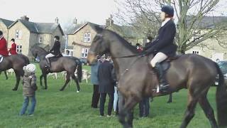 boxing day hunt zetland 26122018 aldbrough st john north yorkshire [upl. by Chouest]