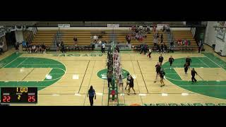 Pierre TF Riggs vs Rapid City Central High School Girls Junior Varsity Volleyball [upl. by Hgielsa]