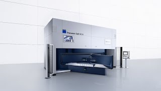 TRUMPF laser system TruLaser Cell 8030  In use at Hujer Lasertechnik GmbH [upl. by Anrak]