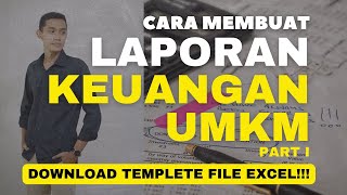 Part 1 Membuat Laporan Arus Kas  Templete Laporan Keuangan Excel Sederhana Otomatis [upl. by Nailliw]