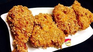 Kerala Fried Chicken Oats Coated Chicken Fry  KFC [upl. by Elmaleh]