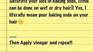 How To Do a Clarifying Rinse For Locs Apple Cider Vinegaramp Baking Soda Rinse [upl. by Aicnetroh]