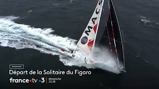 bande annonce Départ de la Solitaire du Figaro Paprec 2023 [upl. by Rakel167]