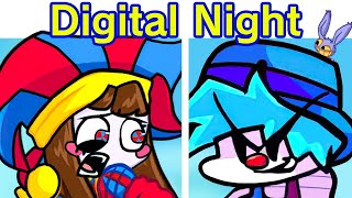 Friday Night Funkin in a Digital Night The Amazing Digital Circus FNF ModDigitalizingPomniJax [upl. by Dnomrej232]