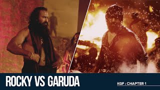 Rocky Vs Garuda  KGF Chapter 1  Yash  Ramachandra Raju  Prashanth Neel [upl. by Oel]