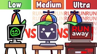 Incredibox Sprunki Graphic Mod  Low VS Medium VS Ultra [upl. by Jonina]