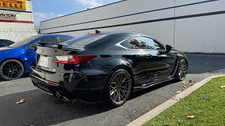 New set of M191 Niche Gamma Matte Bronze rims on my Lexus RCF lexus lexusrcf rims viral v8 [upl. by Alyekahs]