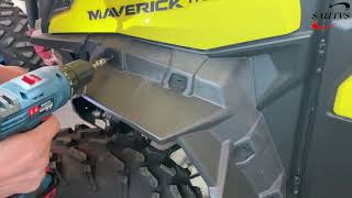 Installation of SAUTVS Wider Fender Flares Kit for Maverick Trail Sport Max 20182021 [upl. by Elegna]