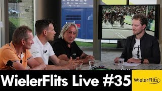 WIELERFLITS LIVE 35 met Adrie van der Poel Maarten Tjallingii en Eddy Planckaert [upl. by Yknarf]