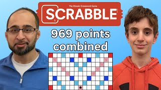 Scrabble Fireworks Josh Sokol calls tense 969point game [upl. by Quinta]