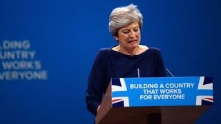 Theresa Mays calamitous Conference Speech  compilation [upl. by Nirad]