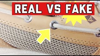 HOW TO SPOT FAKE SPERRY SHOES  BEFORE YOU BUY BOAT SHOES  WHICH IS BETTER [upl. by Dulsea]