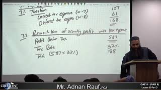 CAF 05  FAR II  LECTURE  80 d BY SIR ADNAN RAUF  SEPTEMBER 2024 ATTEMPT [upl. by Arhna620]