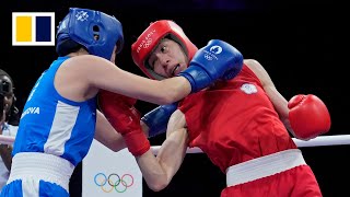 Chinese Taipei boxer Lin Yuting secures medal amid gender row [upl. by Hnahc424]