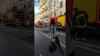 Lyon  pompiers en grève en pleine intervention 2024 10 23 [upl. by Benedikta]