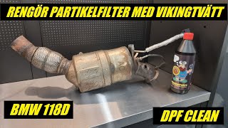 RENGÖR PARTIKELFILTER MED VIKINGTVÄTT [upl. by Latrena]