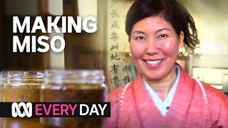 How to make homemade miso soup with just three ingredients 😍🥣  Everyday Food  ABC Australia [upl. by Ganny]