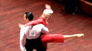 Michael Malitowski  Joanna Leunis WDC German Open 2014 WDC professional latin final  paso doble [upl. by Photima]