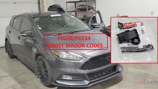 2016 FORD FOCUS ST BOOST SENSOR ISSUES [upl. by Ylrebma]