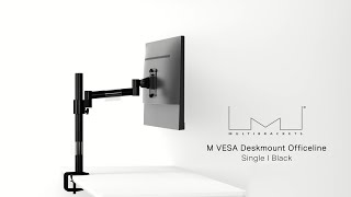 M VESA Deskmount Officeline Single I Installation video [upl. by Lilla]