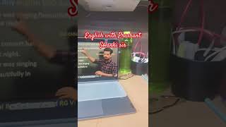 English with Prashant solanki sir focusmind965 vedvaratvlog cgl chsl mts [upl. by Joana27]