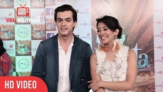 Mohsin Khan with Shivangi Joshi at 17th Indian Television Academy Awards 2017  ITA Awards 2017 [upl. by Duvall683]