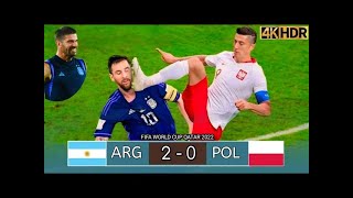 ARGENTINA 20 POLAND MATCH FULL VENDÉE WORLD CUP QATAR 2022 ALL GOALS Highlights 4k Ultra HD [upl. by Hadria172]