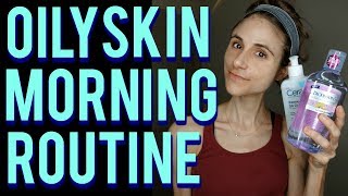 AM SKIN CARE ROUTINE FOR OILY SKIN with a dermatologist🙆 [upl. by Petunia]