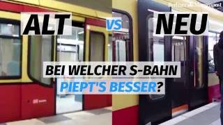 Das Piepen beim Türschließen der SBahn Modelle im Vergleich [upl. by Ehcadroj]