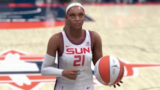 NBA 2K25  WNBA  Gameplay Xbox Series XS [upl. by Magdalena]