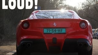 LOUD Ferrari F12 Berlinetta  Start up and LOUD revs [upl. by Enitsrik]