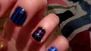 Homestuck Eridan Ampora Nail Art [upl. by Anen]