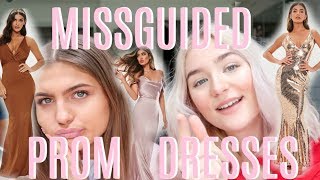 TESTING MISSGUIDED PROM DRESSES ALL £50 AND UNDER [upl. by Martres]