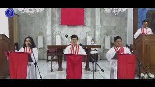 Bacaan Injil Passio  Ibadat Jumat Agung 7 April 2023 Pukul 1800 WIB [upl. by Allebara]