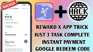 RewardX App Unlimited Trick  Free Redeem Code  Google Play Gift Card Earning App  Redeem Code App [upl. by Rainger120]