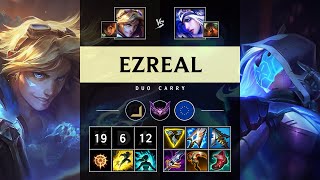 Ezreal ADC vs Ashe Quadra Kill Legendary  EUW Master Patch 1420 [upl. by Assirahc]