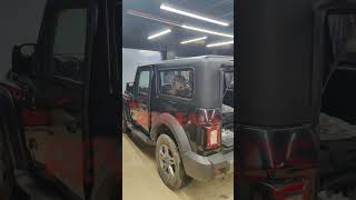 Conversion from Convertible Soft Top to Metal Hard Top on New Thar [upl. by Suidaht]