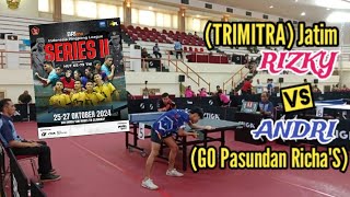 GASS POOOLLL⁉️ANDRI GO PASUNDAN RICHAS 🆚 RIZKY TRIMITRA JATIM‼️IPL SERIE 2 [upl. by Honoria]