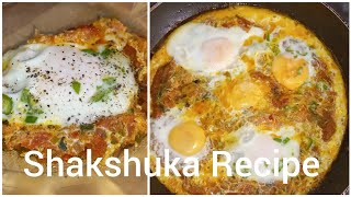 Shakshuka Recipe  Quick Egg Shakshuka Recipe  Breakfast Recipe [upl. by Yrtua]