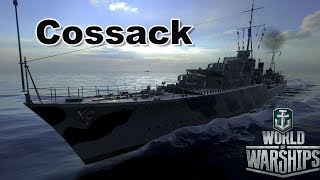 World of Warships T8 Cossack Too Sneaky WiP [upl. by Hannon]